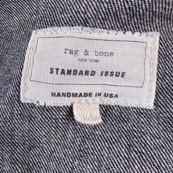 Rag and Bone Men’s Definitive Denim Jean Jacket Size Small Retail $589 - Picture 13 of 16